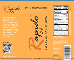 spicy pineapple mango 12 pack/case