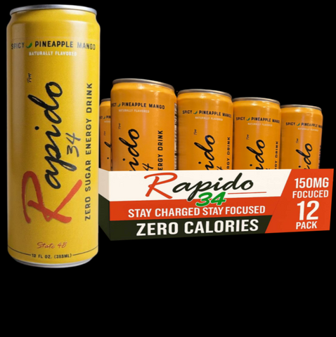 spicy pineapple mango 12 pack/case